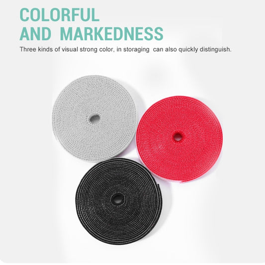 DUX DUICS Stoyobe Circle Hook and Loop Cable Ties, Length: 3m(Red) by DUX DUCIS