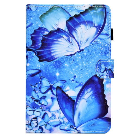 Sewing Pen Slot Leather Tablet Case For iPad mini 2019 / 4 / 3 / 2 / 1(Butterflies) by buy2fix