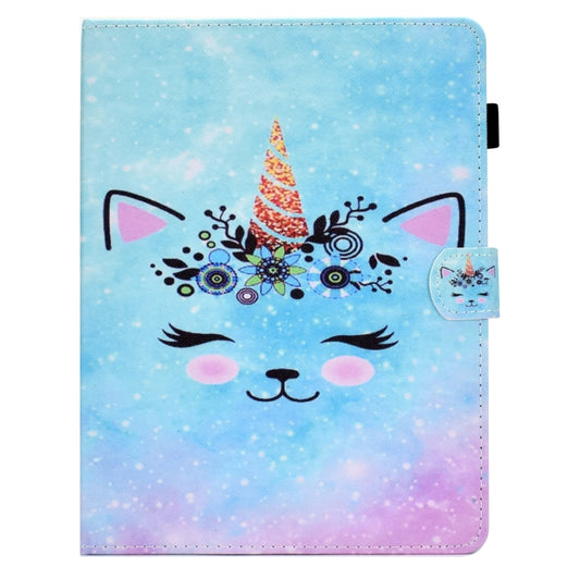 For 10 inch Tablet Sewing Pen Slot Leather Tablet Case(Wildebeest) by buy2fix