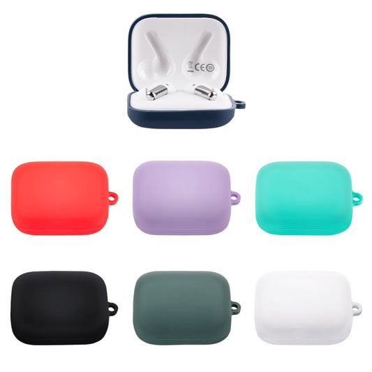 For OnePlus Buds Pro Silicone Earphone Protective Case with Hook(Midnight Blue) by buy2fix
