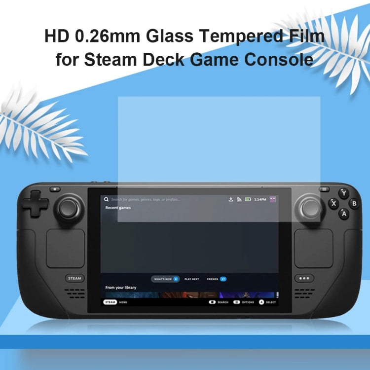 0.26mm 9H 2.5D Tempered Glass Film For Steam Deck Game Console by buy2fix
