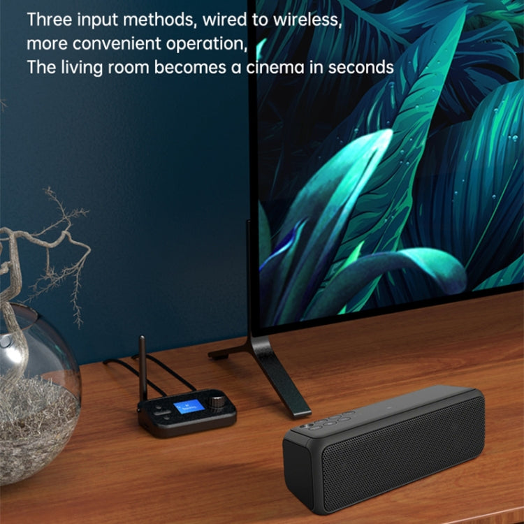 C41 3 in 1 Optical Fiber Bluetooth 5.0 Audio Adapter Receiver Transmitter with LCD Screen by buy2fix