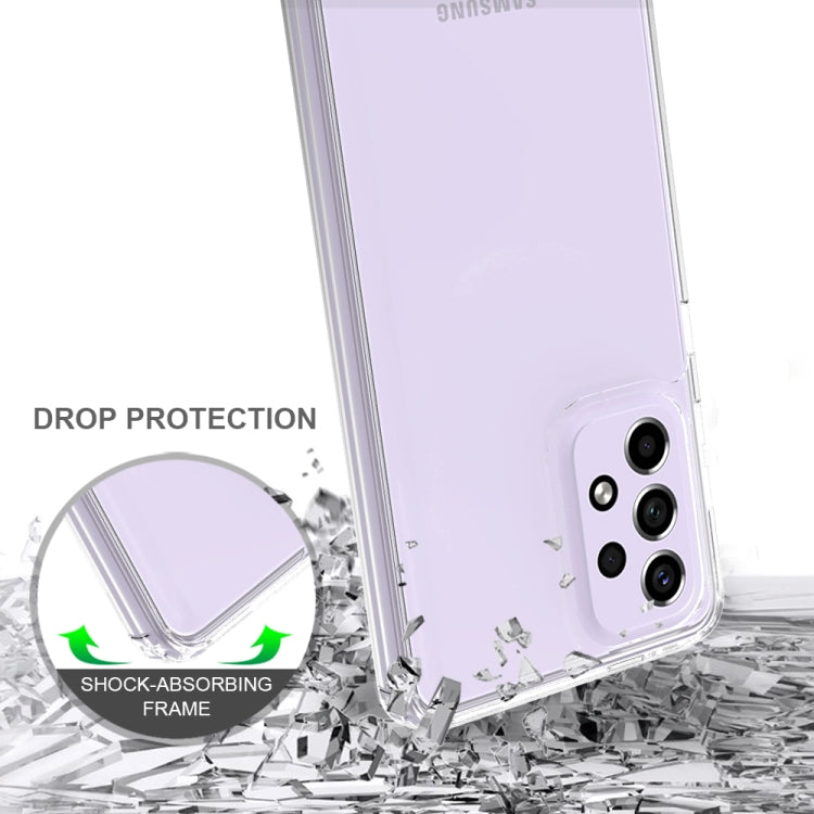 For Samsung Galaxy A33 5G Shockproof Scratchproof TPU + Acrylic Phone Case(Black) by buy2fix
