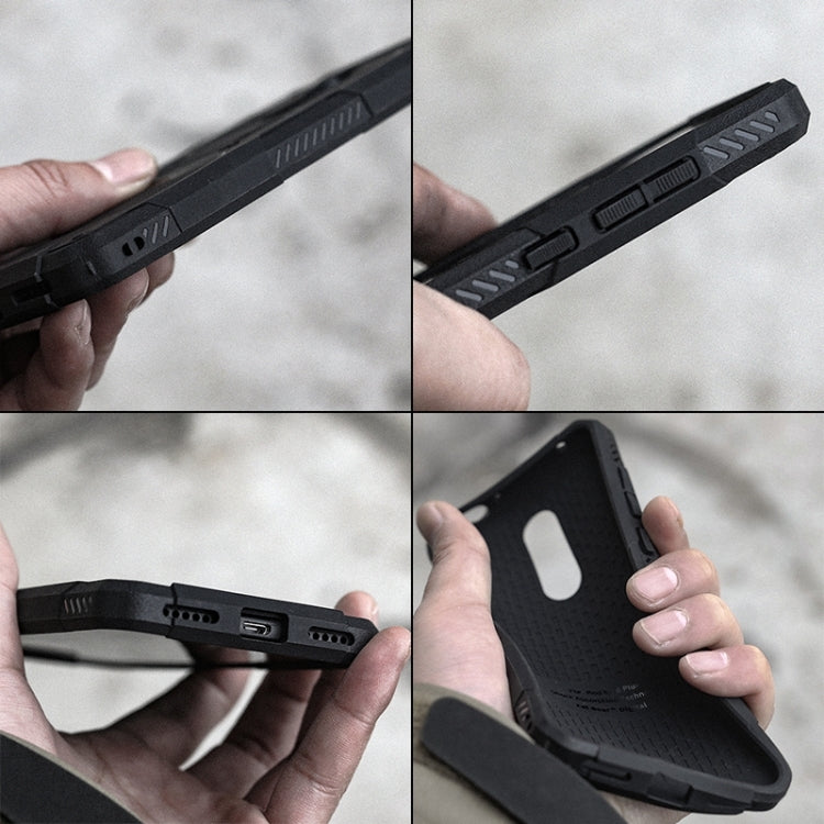 For Xiaomi Redmi 5 Plus FATBEAR Armor Shockproof Cooling Phone Case(Black) by FATBEAR