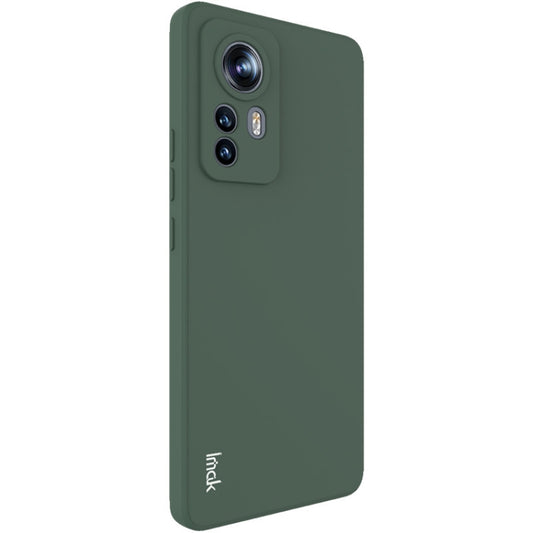 For Xiaomi 12 Pro IMAK UC-4 Series Straight Edge TPU Soft Phone Case(Dark Green) by imak