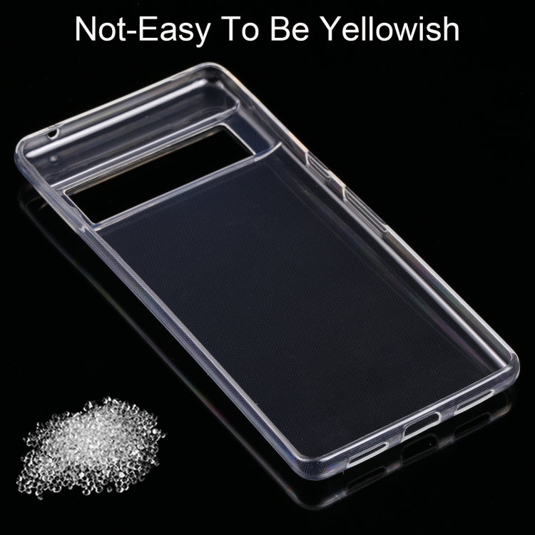 For Google Pixel 7 Pro 5G 0.75mm Ultra-thin Transparent TPU Phone Case by buy2fix