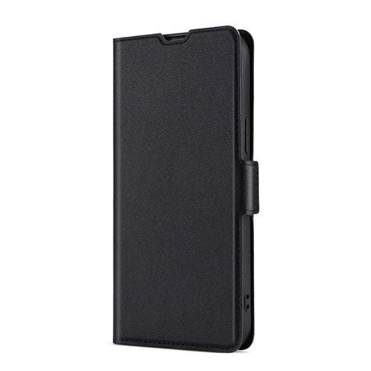 For Huawei P10 Plus Ultra-thin Voltage Side Buckle PU + TPU Leather Phone Case(Black) by buy2fix