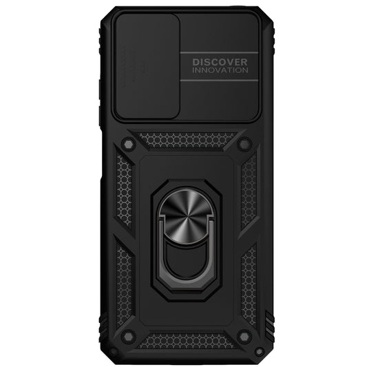For Xiaomi Redmi 10 Sliding Camshield Holder Phone Case(Black) by buy2fix