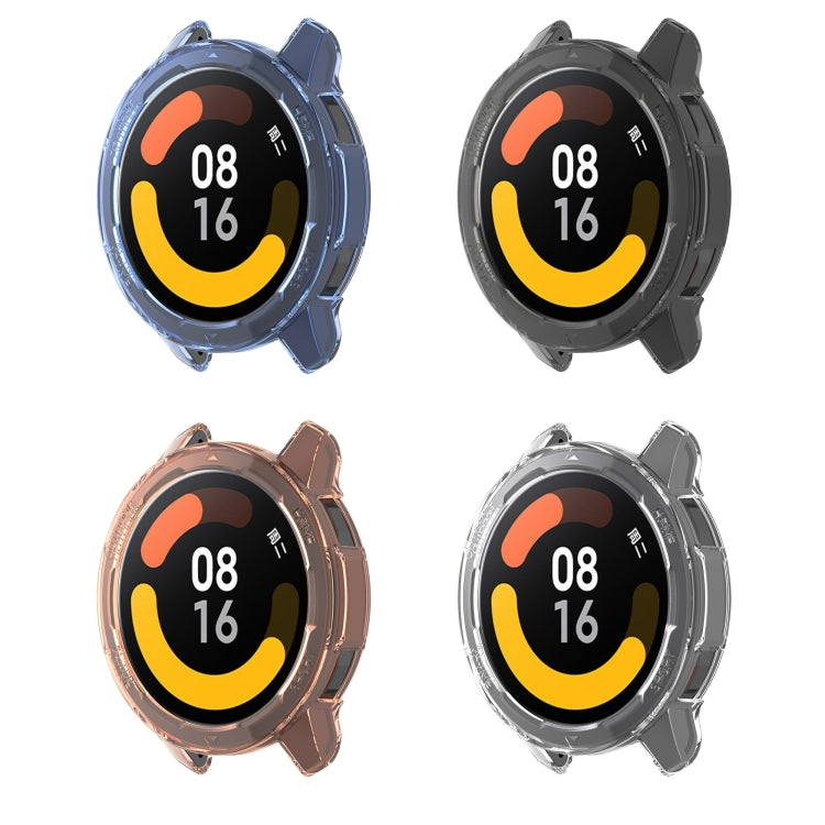 For Xiaomi Watch S1 Active / Watch Color 2 TPU Half-pack Watch Case(Transparent White) by buy2fix