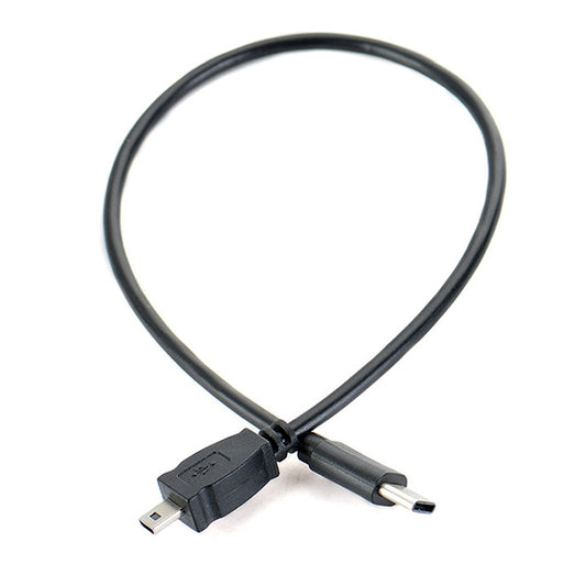 5 PCS 30cm Type-C / USB-C to Mini 8 Pin OTG Phone Data Cable for Nikon(Black) by buy2fix