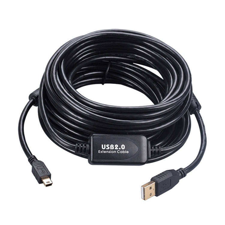 10m Mini 5 Pin to USB 2.0 Camera Extension Data Cable - Camera Accessories by buy2fix | Online Shopping UK | buy2fix