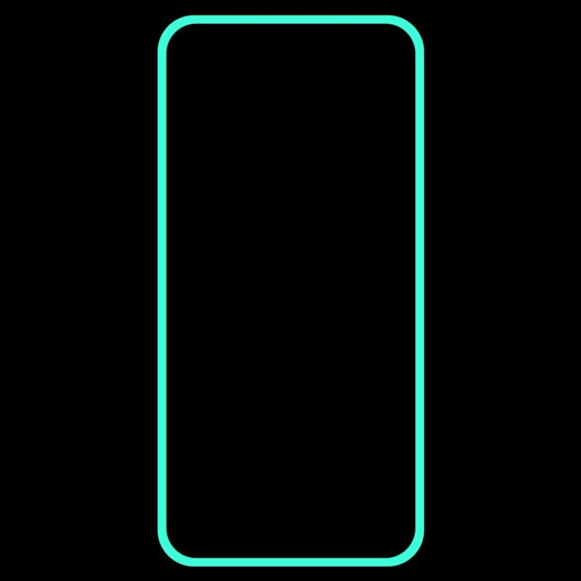 For iPhone 13 mini Luminous Shatterproof Airbag Tempered Glass Film by buy2fix