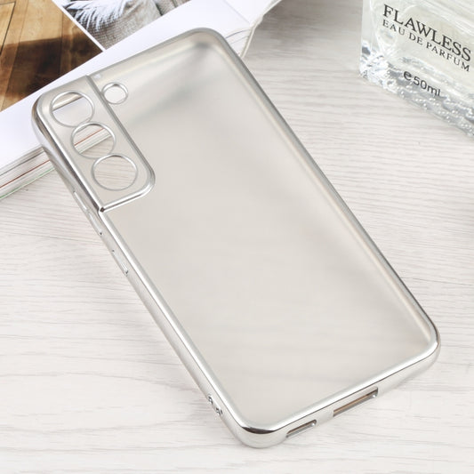 For Samsung Galaxy S22 5G SULADA Electroplating Shockproof Ultra-thin Matte TPU Phone Case(Silver) by SULADA