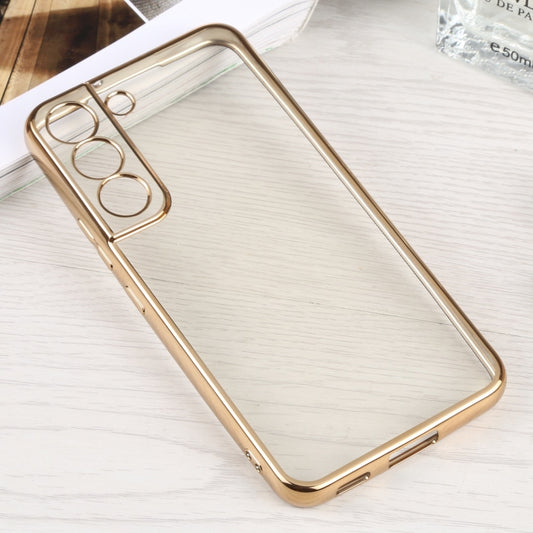 For Samsung Galaxy S22 5G SULADA Elastic Silicone Edge + TPU Phone Case(Gold) by SULADA