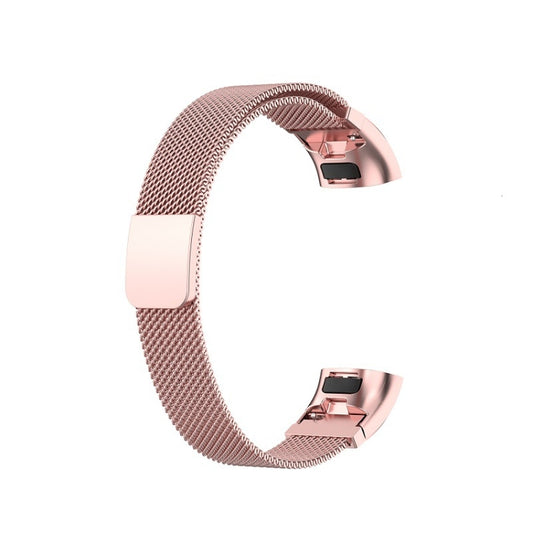For Huawei Band 3 & 4 Pro Milanese Strap(Rose Pink) by buy2fix