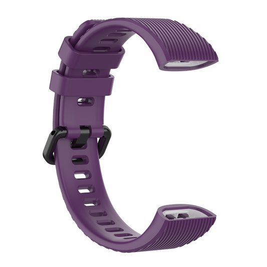 For Huawei Band 3 & 4 Pro Silicone Watch Band(Purple) by buy2fix