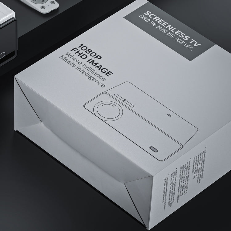 VIVIBRIGHT D5000 1920x1080P 420ANSI 6000Lumens LCD + LED HD Digital Projector, Basic Version US Plug by VIVIBRIGHT