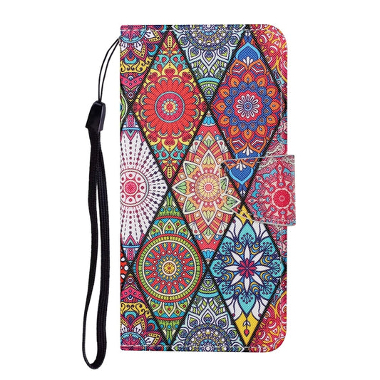 For Xiaomi Redmi 10C Colored Drawing Pattern Flip Leather Case(Diamond Totem) by buy2fix