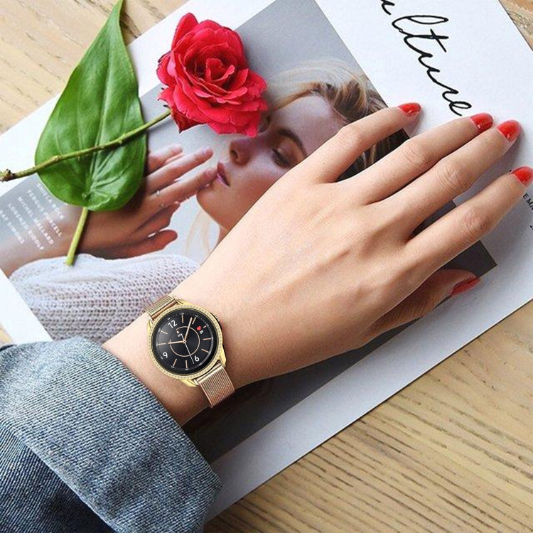 For Samsung Galaxy Watch 3 41mm Single Row Diamond PC Watch Case(Gold) by buy2fix