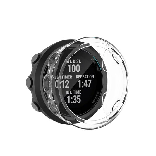 For Garmin Swim 2 TPU Protective Case(Transparent White) by buy2fix