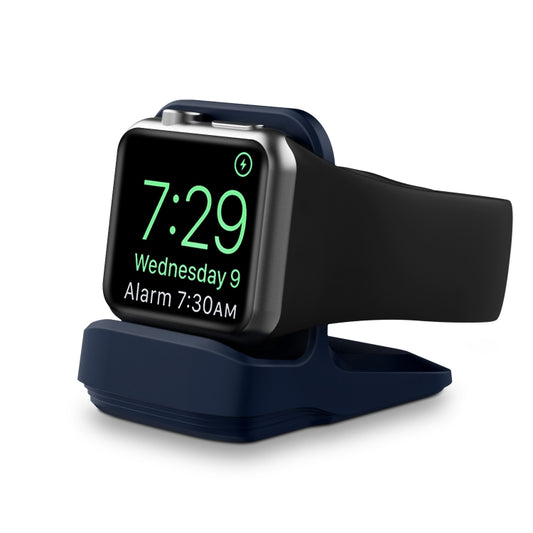 Silicone Charging Holder for Apple Watch(Midnight Blue) by buy2fix