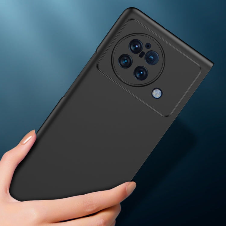 For vivo X Fold Skin Feel PC Phone Case(Black) by buy2fix