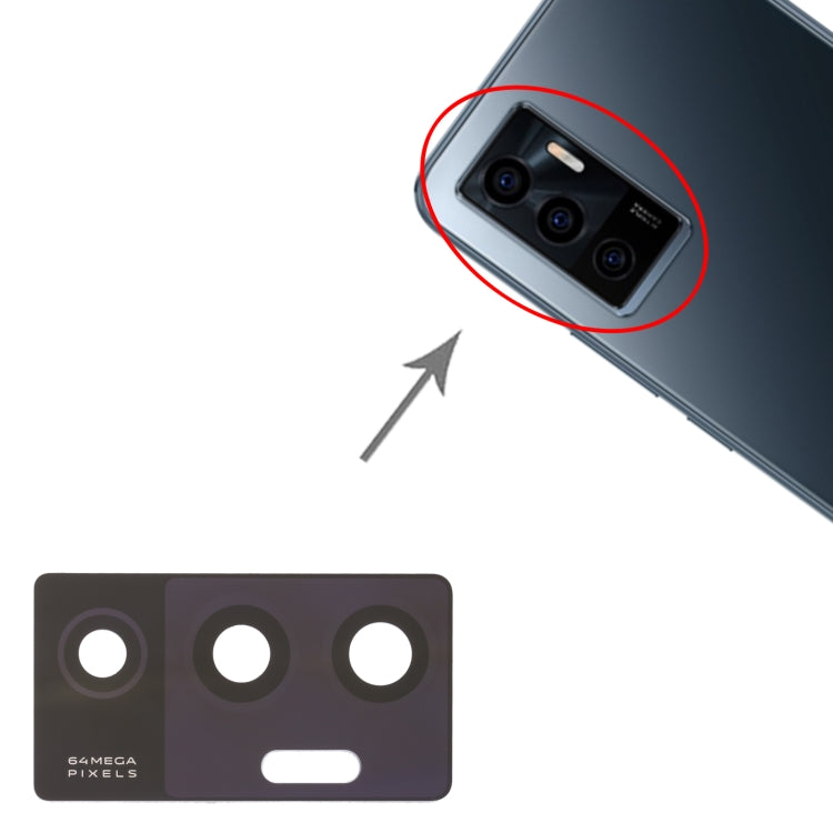 For vivo V23e / V23e 5G 10pcs Back Camera Lens by buy2fix