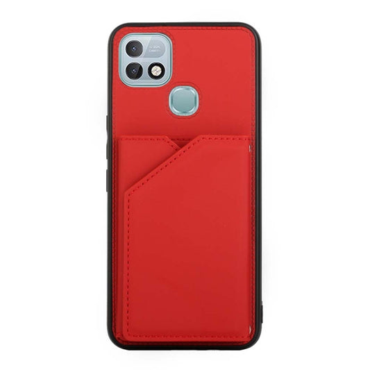 For Infinix Hot 10i / Smart 5 Pro Skin Feel PU + TPU + PC Phone Case(Red) by buy2fix