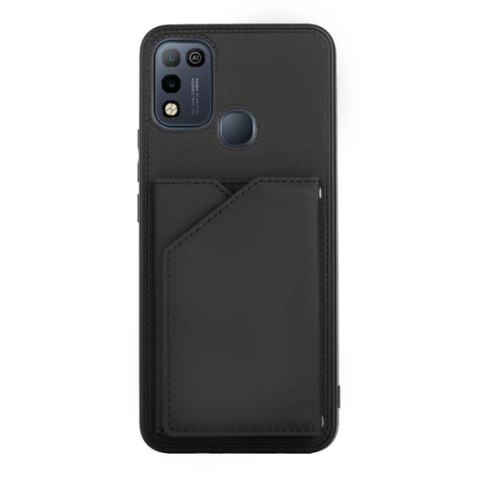 For Infinix Hot 10 Play / 11 Play Skin Feel PU + TPU + PC Phone Case(Black) by buy2fix