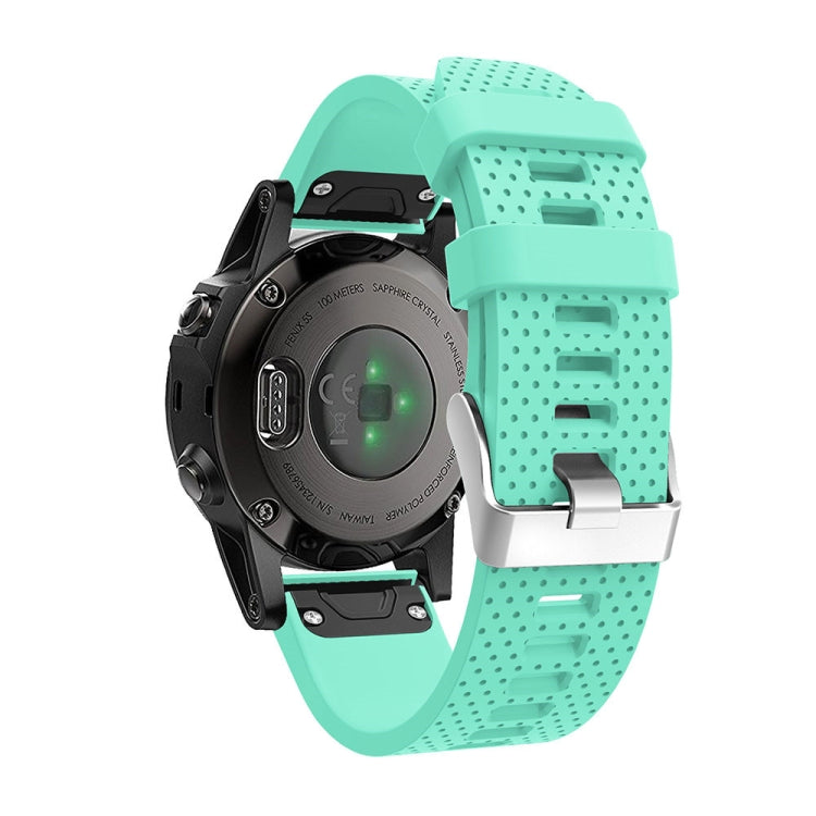 For Garmin Fenix 5S Silicone Watch Band(Duck) by buy2fix