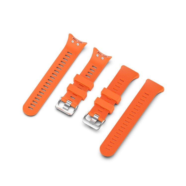 For Garmin Forerunner 45 & 45S Silicone Watch Band(Orange) by buy2fix