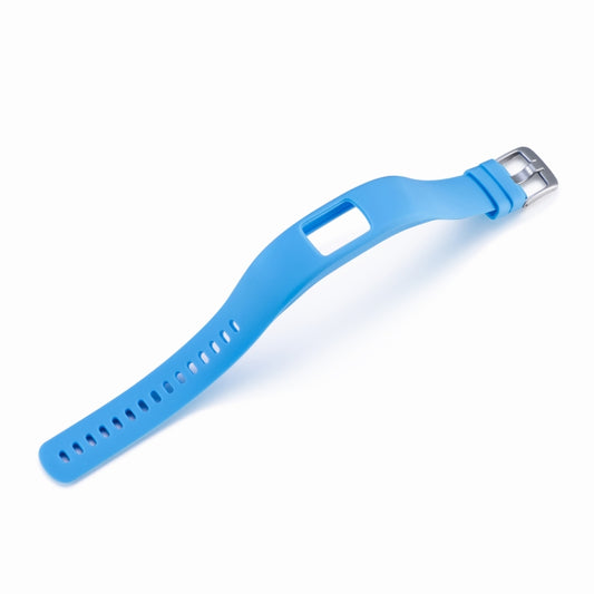 For Garmin Vivofit 4 Gloss & Color Integrated Silicone Watch Band(Sky Blue) by buy2fix