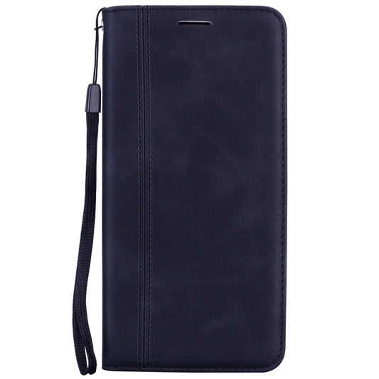 For Samsung Galaxy A13 4G Frosted Business Magnetic Flip Leather Phone Case(Black) by buy2fix