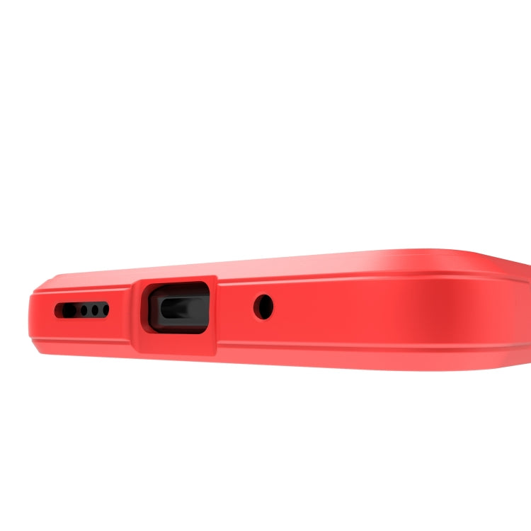 For Xiaomi Redmi 10C Magic Shield TPU + Flannel Phone Case(Red) by buy2fix