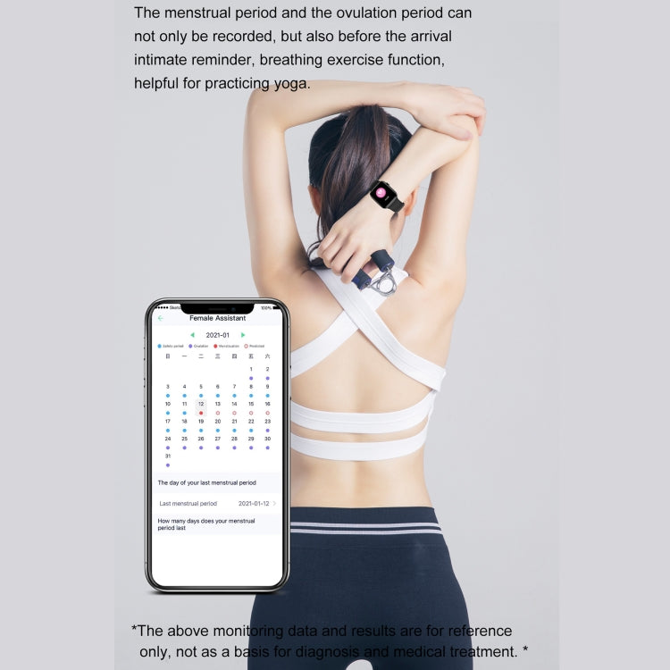 DT NO.I 7 1.9 inch TFT Screen Smart Watch, Support Bluetooth Call/Menstrual Cycle Reminder(Grey) by buy2fix