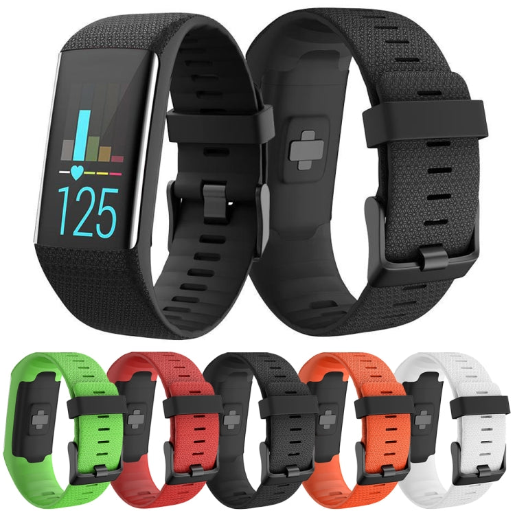 For POLAR A360 & 370 Textured Watch Band(Black) by buy2fix