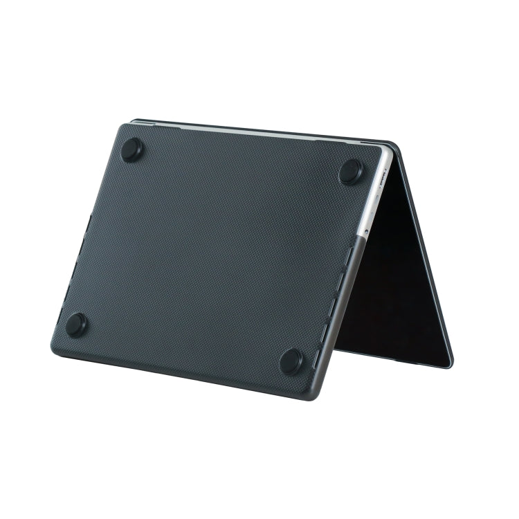 Dot Texture Double Sided Tanned Laptop Case For MacBook Pro 16.2 inch A2485 2021(Black) by buy2fix