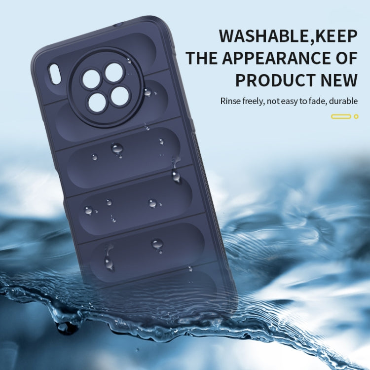 For Huawei Nova 8i Magic Shield TPU + Flannel Phone Case(Red) by buy2fix