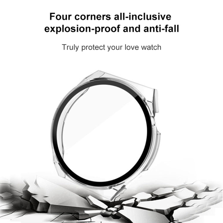 For Huawei Watch GT 3 Pro 46mm PC + Tempered Glass Watch Case(Black) by buy2fix