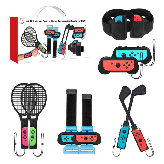 JYS JYS-NS215 10 In 1 Somatosensory Sports Accessories Set for Nintendo Switch by buy2fix