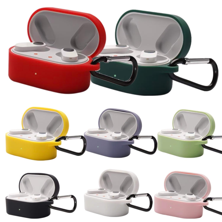 For OnePlus Buds N Wireless Earphone Silicone Protective Case with Hook(Dark Blue) by buy2fix