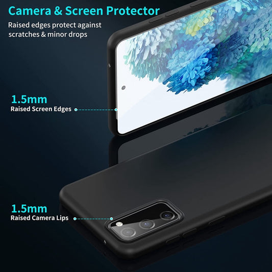 For Samsung Galaxy S20 FE 2022/S20 FE MagSafe Magnetic Liquid Silicone Phone Case(Black) by buy2fix