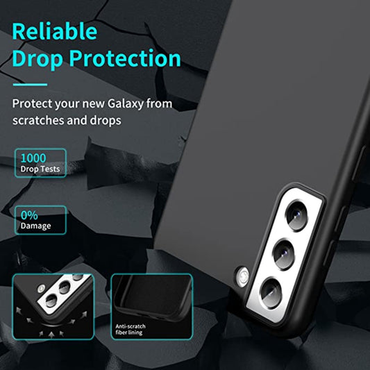 For Samsung Galaxy S21 FE 5G MagSafe Magnetic Liquid Silicone Phone Case(Black) by buy2fix
