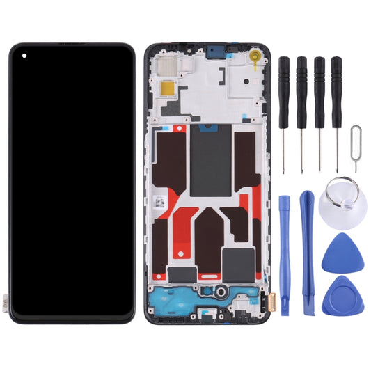 Original LCD Screen For OPPO Reno5 5G/Find X3 Lite with Digitizer Full Assembly with Frame by buy2fix