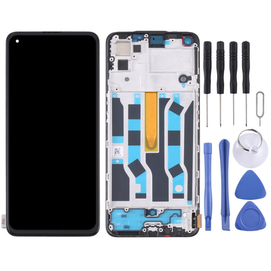 Original LCD Screen For OPPO Reno5 4G/Reno5 K with Digitizer Full Assembly with Frame by buy2fix