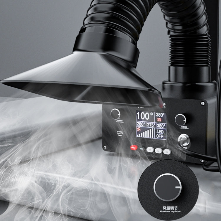 TBK D201 Constant Temperature Soldering Iron Welder Station With Smoke Filter(AU Plug) by TBK