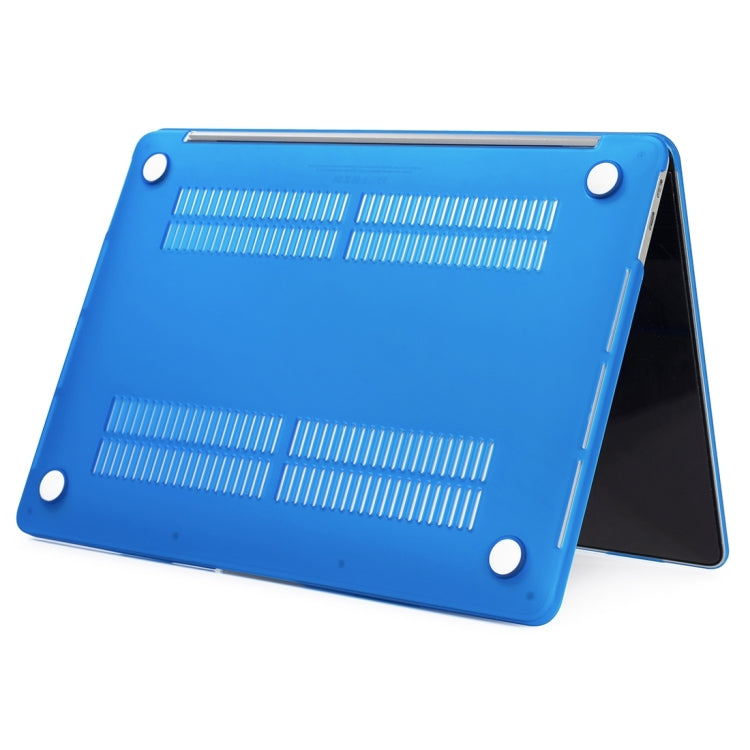 Laptop Matte Style Protective Case For MacBook Pro 13.3 inch 2022(Dark Blue) by buy2fix