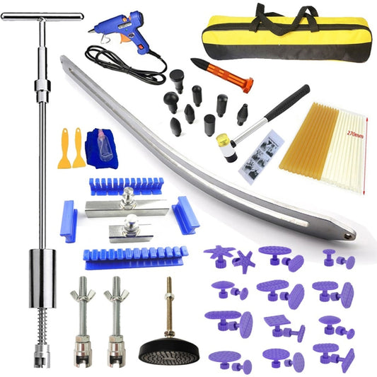N1 76 in 1 Car Paintless Dent Removal Fender Damage Repair Puller Lifter, Plug Type:EU Plug by buy2fix