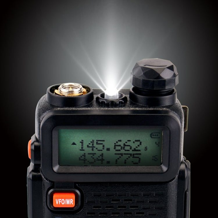 RETEVIS RT5R EU Frequency 144-146MHz & 430-440MHz Handheld Two Way Radio Walkie Talkie(Black) by RETEVIS