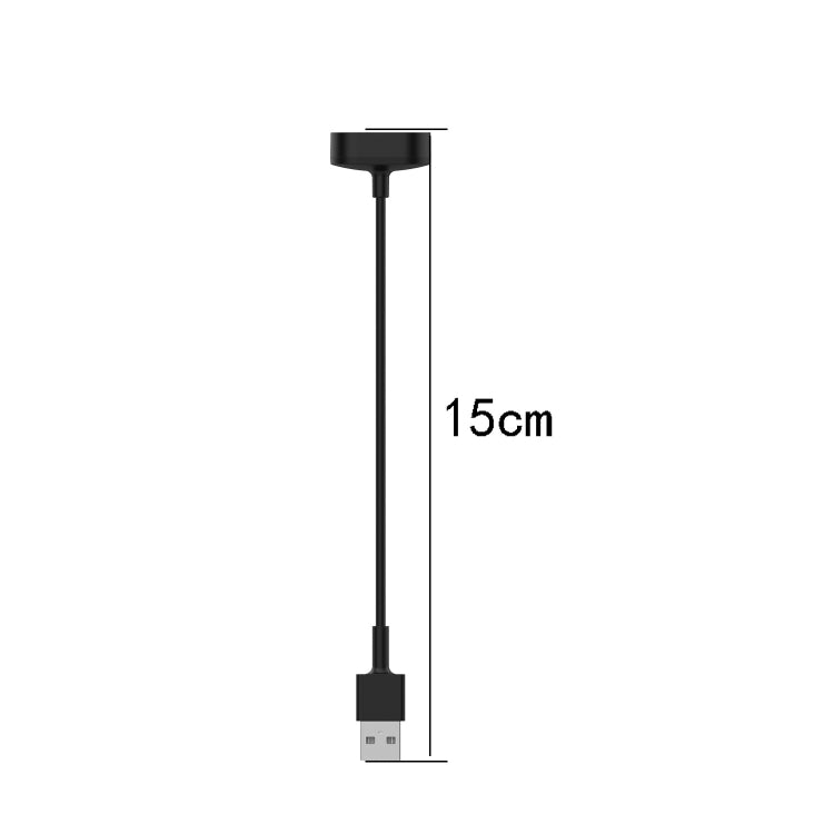 For Fitbit Inspire 15cm Charging Cable(Black) by buy2fix